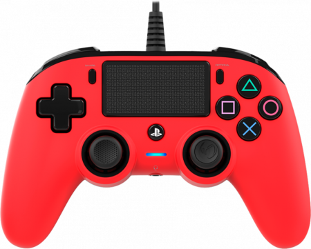 Жичен геймпад Nacon Wired Compact Controller, Червен
