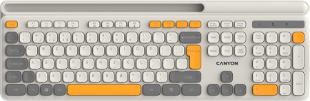 CANYON keyboard HKB-W03 EN AAA Wireless Beige