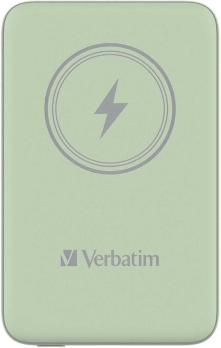 Verbatim Външна батерия Charge 'n' Go, магнитна, 10000 mAh, Зелен