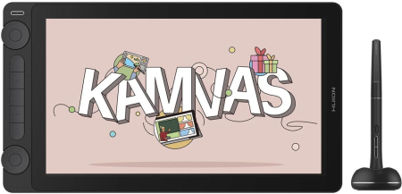 HUION Kamvas 13, 5080 LPI, Черен