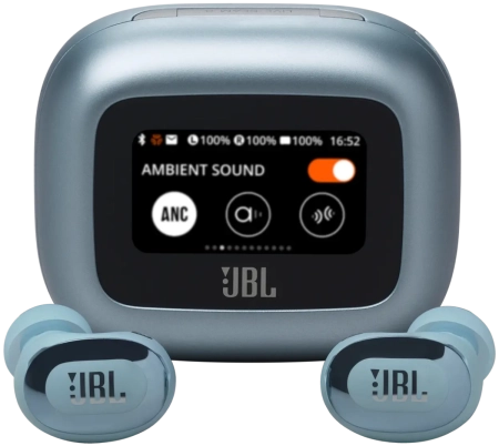 Блутут слушалки-тапи JBL Live Buds 3 - Син