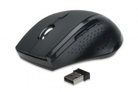 Мишка EDNET EDN-81098 :: 1600 dpi безжична оптична мишка, 6 бутонана ниска цена с бърза доставка