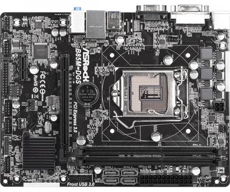 Дънна платка ASROCK B85M DGS, Socket 1150, Micro ATX, DDR3на ниска цена с бърза доставка - BestPC.BG