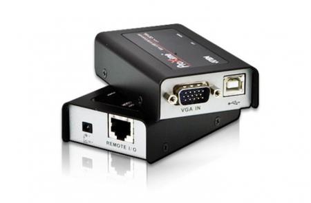 Кабел/адаптер ATEN CE100 :: Мини USB KVM екстендър, 100Mна ниска цена с бърза доставка