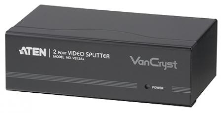 Кабел/адаптер ATEN VS132A :: видео сплитер, 2x 1, 450 MHz, 65 mна ниска цена с бърза доставка