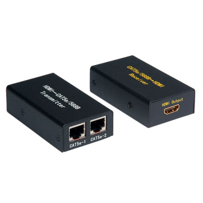 Кабел/адаптер VALUE 14.99.3460 :: HDMI extender Cat.5 25mна ниска цена с бърза доставка