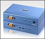 Кабел/адаптер ATEN CE252L-R :: KVM екстендър, 1600 x 1200, PS2 Mouse & Keyboard, 300 mна ниска цена с бърза доставка