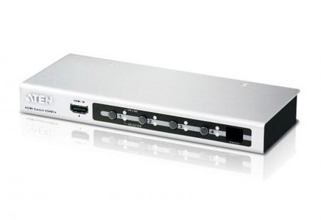 Комутатор/Суич ATEN VS481A :: 4-Port HDMI Switch, 1600x1200, DDC2B; 480p, 720p, 1080i, 1080P, IR дистанционнона ниска цена с бърза доставка
