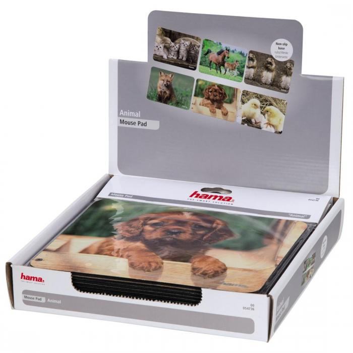 Подложка за мишка Пад за мишка HAMA - 54736 Animal, снимки на животнина ниска цена с бърза доставка - BestPC.BG
