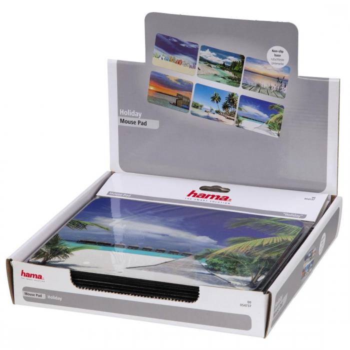 Подложка за мишка Пад за мишка HAMA - 54737 Holiday, снимки на пейзажина ниска цена с бърза доставка - BestPC.BG