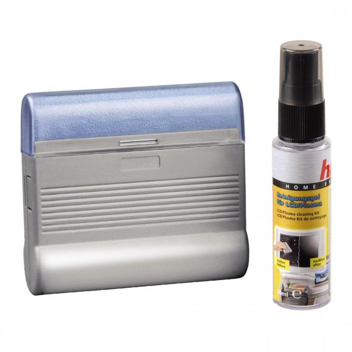 Почистващ продукт Почстващ комплект HAMA за LCD-TV-Плазма, 30ml, 2бр.кърпина ниска цена с бърза доставка - BestPC.BG