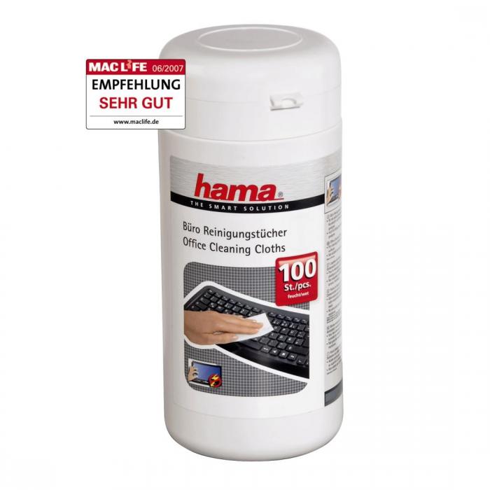 Почистващ продукт Почистващ комплект HAMA 42210, за повърхности, 100бр.кърпичкина ниска цена с бърза доставка - BestPC.BG