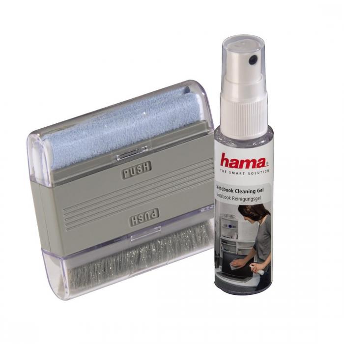 Почистващ продукт Почиств.комплект за Нотбук HAMA -гел +почистваща микрофибърна кърпичкана ниска цена с бърза доставка - BestPC.BG