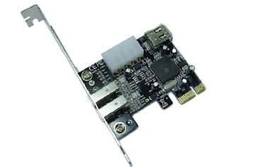 USB Хъб Контролер ESTILLO 1394AV 3+1 port 1394 FireWire PCI ex Host Adapterна ниска цена с бърза доставка - BestPC.BG