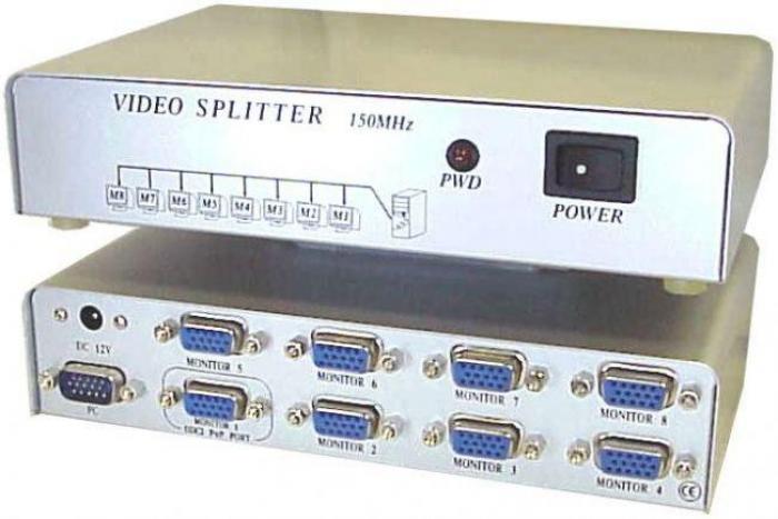 KVM продукт KVM суич ESTILLO MSV1815S, видео сплитер, 8-портовна ниска цена с бърза доставка - BestPC.BG
