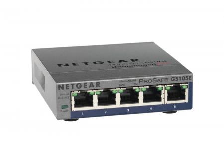 Комутатор/Суич Netgear GS105Eна ниска цена с бърза доставка - BestPC.BG