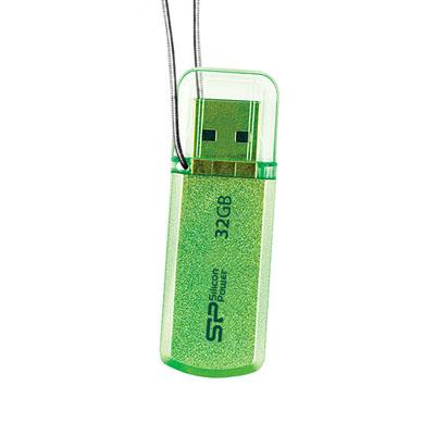 USB памет SILICON POWER Helios 101, 32GB, Зеленна ниска цена с бърза доставка - BestPC.BG