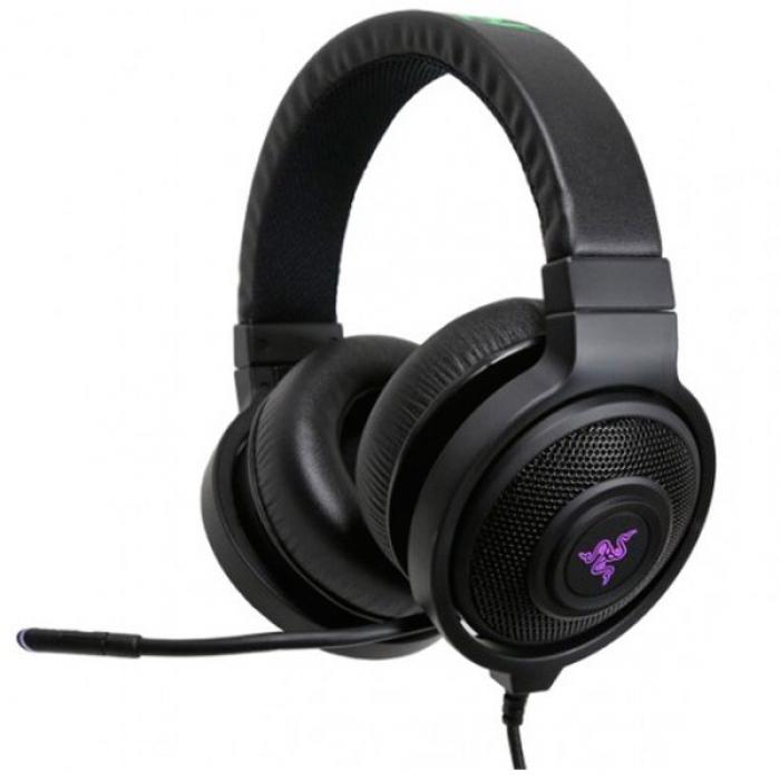 Слушалки Razer Kraken 7.1 Chroma SUSB Gaming Headset, Advanced 7.1 virtual surround sound engine, Enhanced digital microphone, 16.8 million customizable color optionsна ниска цена с бърза доставка - BestPC.BG