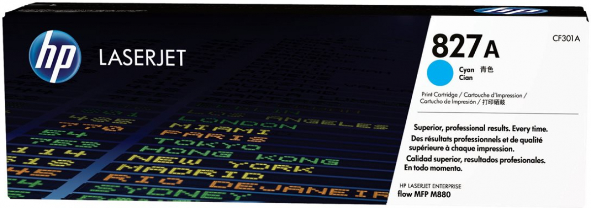 Тонер за лазерен принтер HP 827A Cyan Original LaserJet Toner Cartridgeна ниска цена с бърза доставка - BestPC.BG