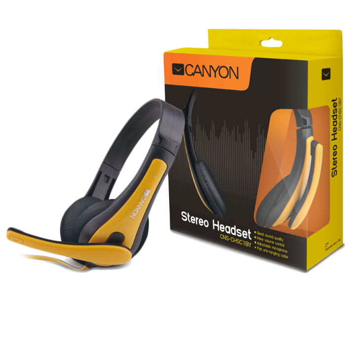 Слушалки: CANYON entry price PC headsetна ниска цена с бърза доставка - BestPC.BG