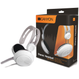Слушалки Canyon simple USB headset, inline remote, whiteна ниска цена с бърза доставка - BestPC.BG