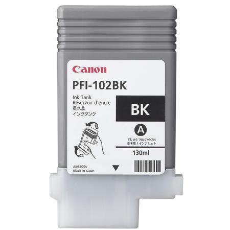 Касета с мастило Canon Dye Ink Tank PFI-102 Black for iPF500, iPF600, iPF700на ниска цена с бърза доставка