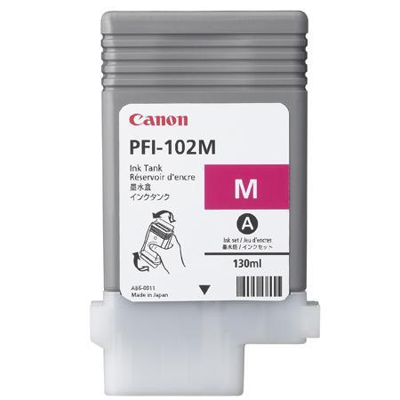 Касета с мастило Canon Dye Ink Tank PFI-102 Magenta for iPF500, iPF600, iPF700на ниска цена с бърза доставка