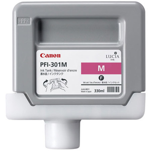 Касета с мастило Canon Pigment Ink Tank PFI-301 Magenta for iPF8000 and iPF9000на ниска цена с бърза доставка