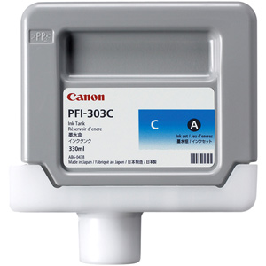 Касета с мастило Canon Ink Tank PFI-303C for iPF810 iPF820 330mlна ниска цена с бърза доставка