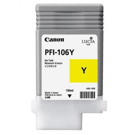 Касета с мастило Canon Pigment Ink Tank PFI-106, Yellowна ниска цена с бърза доставка
