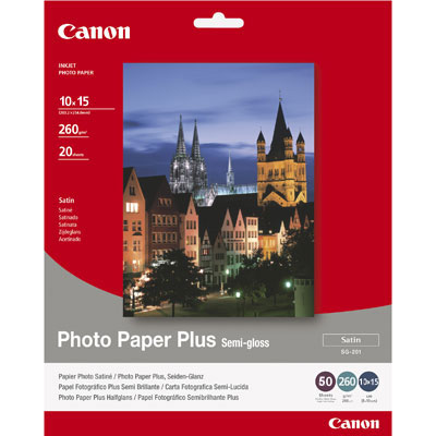 Хартия за принтер Canon SG-201 A4, 20 sheetsна ниска цена с бърза доставка