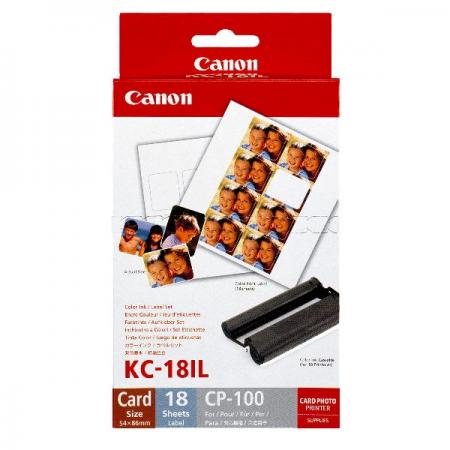 Хартия за принтер Canon Color Ink-Label set KC-18ILна ниска цена с бърза доставка