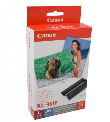 Хартия за принтер Canon Color Ink-Paper set KL-36IP (L size) 36 sheetsна ниска цена с бърза доставка