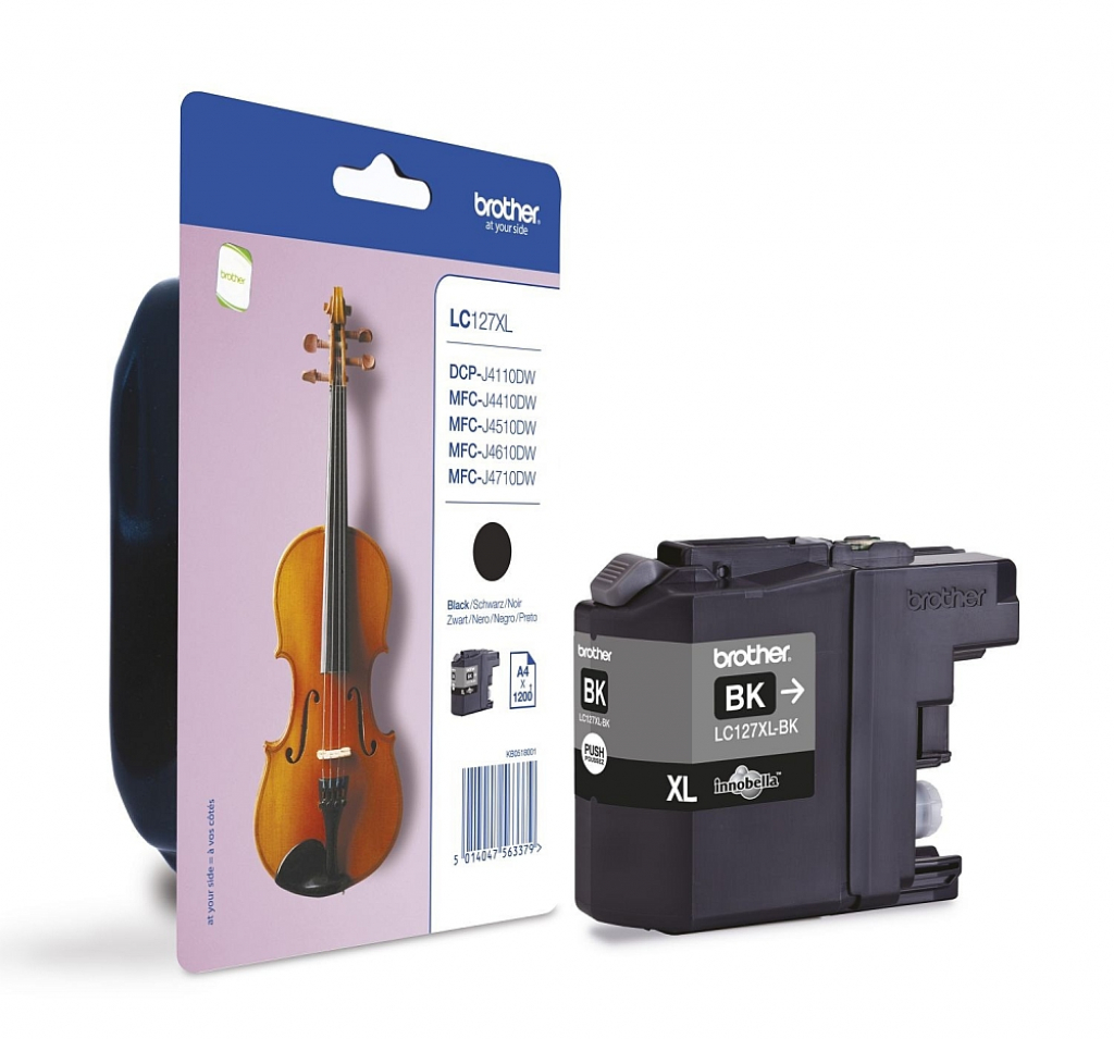 Касета с мастило Brother LC-127 XL Black Ink Cartridge for MFC-J4510DWна ниска цена с бърза доставка - BestPC.BG