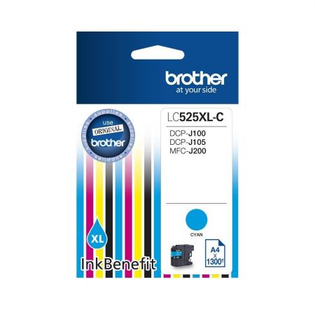 Касета с мастило Brother LC-525 XL Cyan Ink Cartridge High Yieldна ниска цена с бърза доставка - BestPC.BG