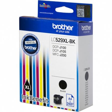 Касета с мастило Brother LC-529 XL Black Ink Cartridge High Yieldна ниска цена с бърза доставка