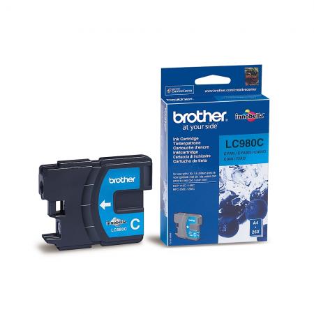 Касета с мастило Brother LC-980C Ink Cartridgeна ниска цена с бърза доставка