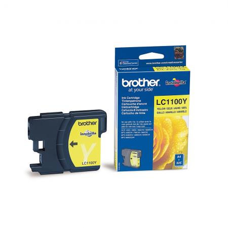Касета с мастило Brother LC-1100Y Ink Cartridge Standardна ниска цена с бърза доставка - BestPC.BG