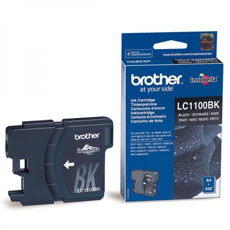 Касета с мастило Brother LC-1100BK Ink Cartridge Standardна ниска цена с бърза доставка