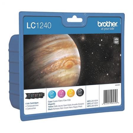 Касета с мастило Brother LC-1240 BK-C-M-Y Value Bonus Pack Ink Cartridge for MFC-J6510-J6910на ниска цена с бърза доставка - BestPC.BG