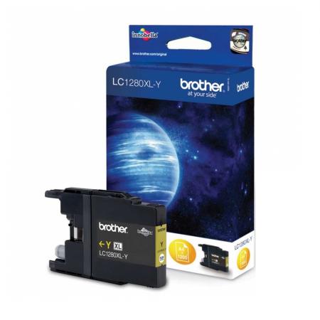 Касета с мастило Brother LC-1280XL Yellow Ink Cartridgeна ниска цена с бърза доставка - BestPC.BG