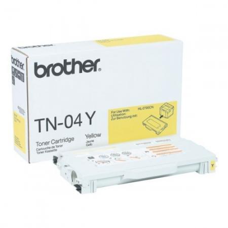 Тонер за лазерен принтер Brother TN-04Y Toner Cartridge for HL-2700, MFC-9420 seriesна ниска цена с бърза доставка