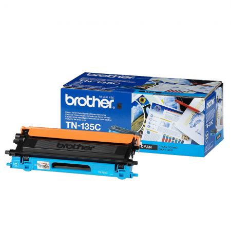 Тонер за лазерен принтер Brother TN-135C Toner Cartridge High Yieldна ниска цена с бърза доставка