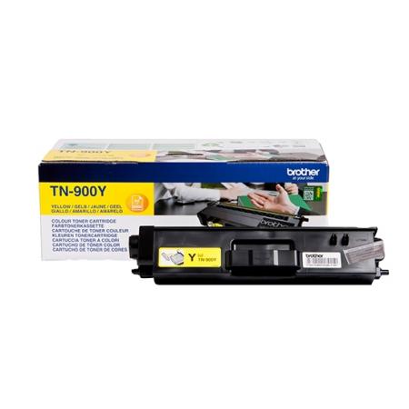 Тонер за лазерен принтер Brother TN-900Y Toner Cartridge Super High Yieldна ниска цена с бърза доставка
