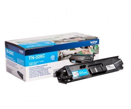 Тонер за лазерен принтер Brother TN-326C Toner Cartridge High Yieldна ниска цена с бърза доставка