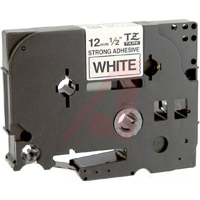Касета за етикетен принтер Brother TZe-S231 Tape Black on White, Strong Adhesive, 12mm, 8 m - Ecoна ниска цена с бърза доставка