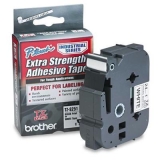 Касета за етикетен принтер Brother TZe-S251 Tape Black on White, Strong Adhesive, 24mm, 8 m - Ecoна ниска цена с бърза доставка