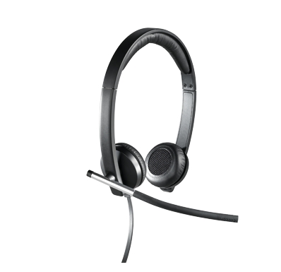 Слушалки Logitech USB Headset H650e Stereo, Flexible Mic, In-line Controls, Echo Cancellation,на ниска цена с бърза доставка - BestPC.BG