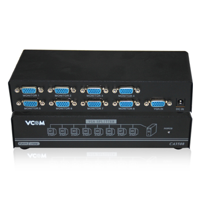 Кабел/адаптер Сплитер VGA Splitter 1x8 - DD138на ниска цена с бърза доставка - BestPC.BG