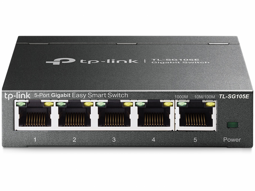 Комутатор/Суич TP-Link TL-SG105E, 5х 1000Mbpsна ниска цена с бърза доставка - BestPC.BG